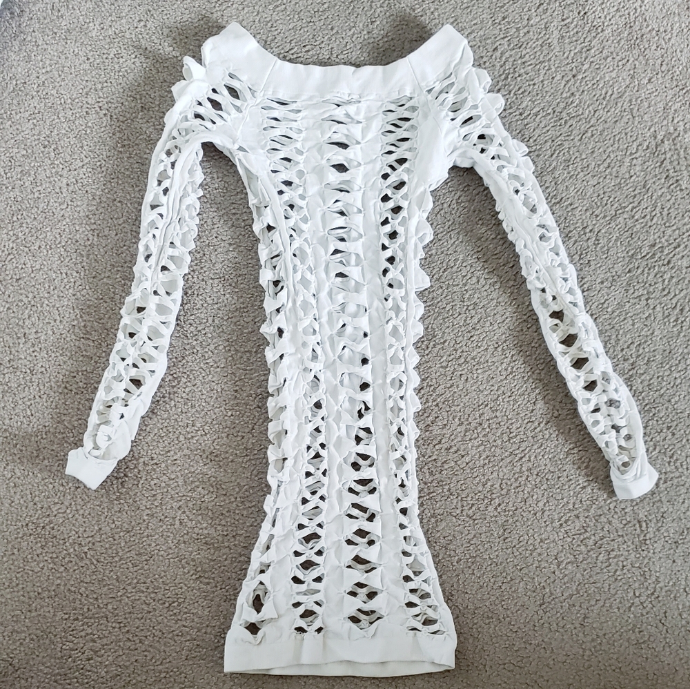 Fishnet dress